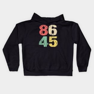 Distressed Retro Vintage 8645 Anti Trump Mens and Womens Kids Hoodie